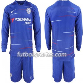 Camisetas Chelsea Niño Primera Equipacion 2018/2019 Manga Larga